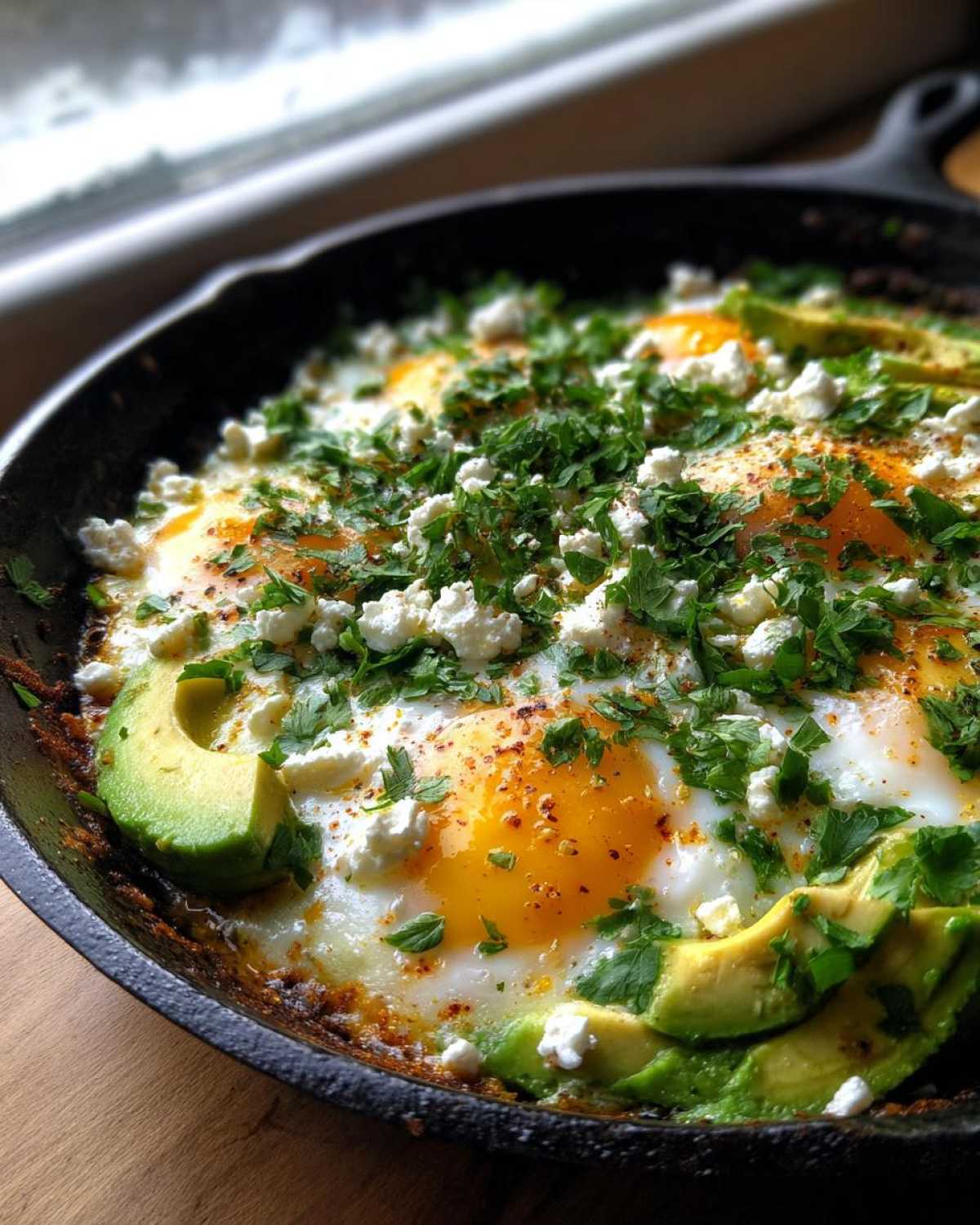 Avocado Feta Egg Skillet - detail 2