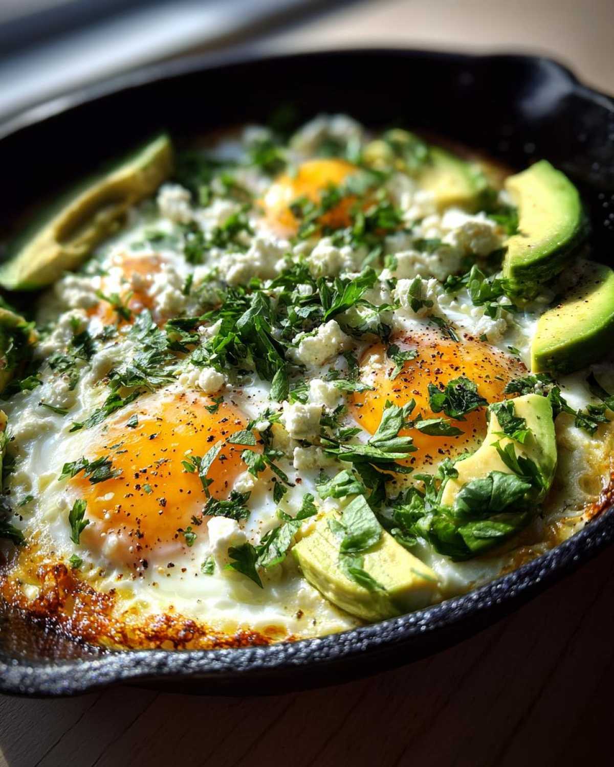 Avocado Feta Egg Skillet - detail 4