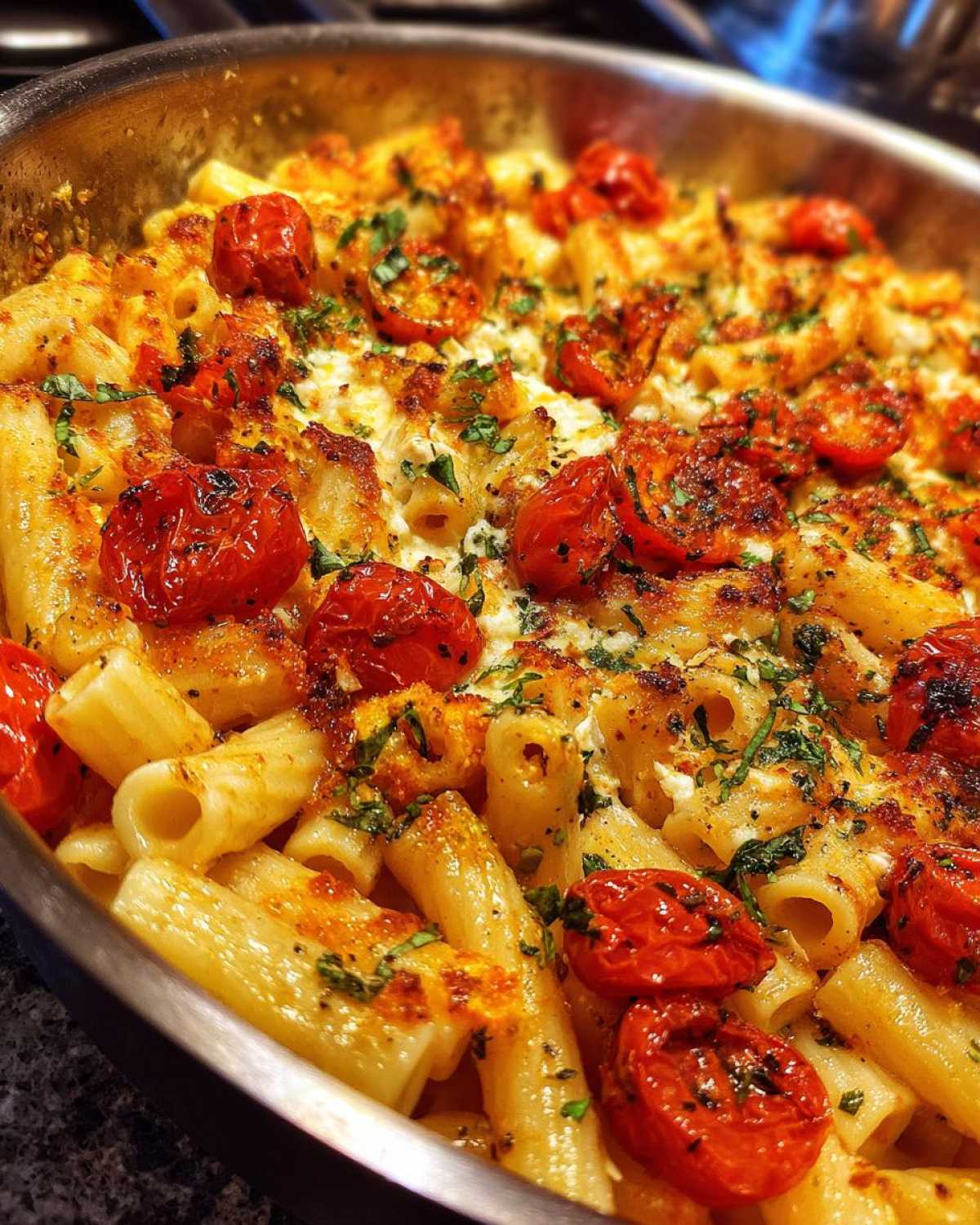 Baked Feta Pasta with Cherry Tomatoes - detail 1