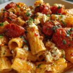 Baked Feta Pasta with Cherry Tomatoes
