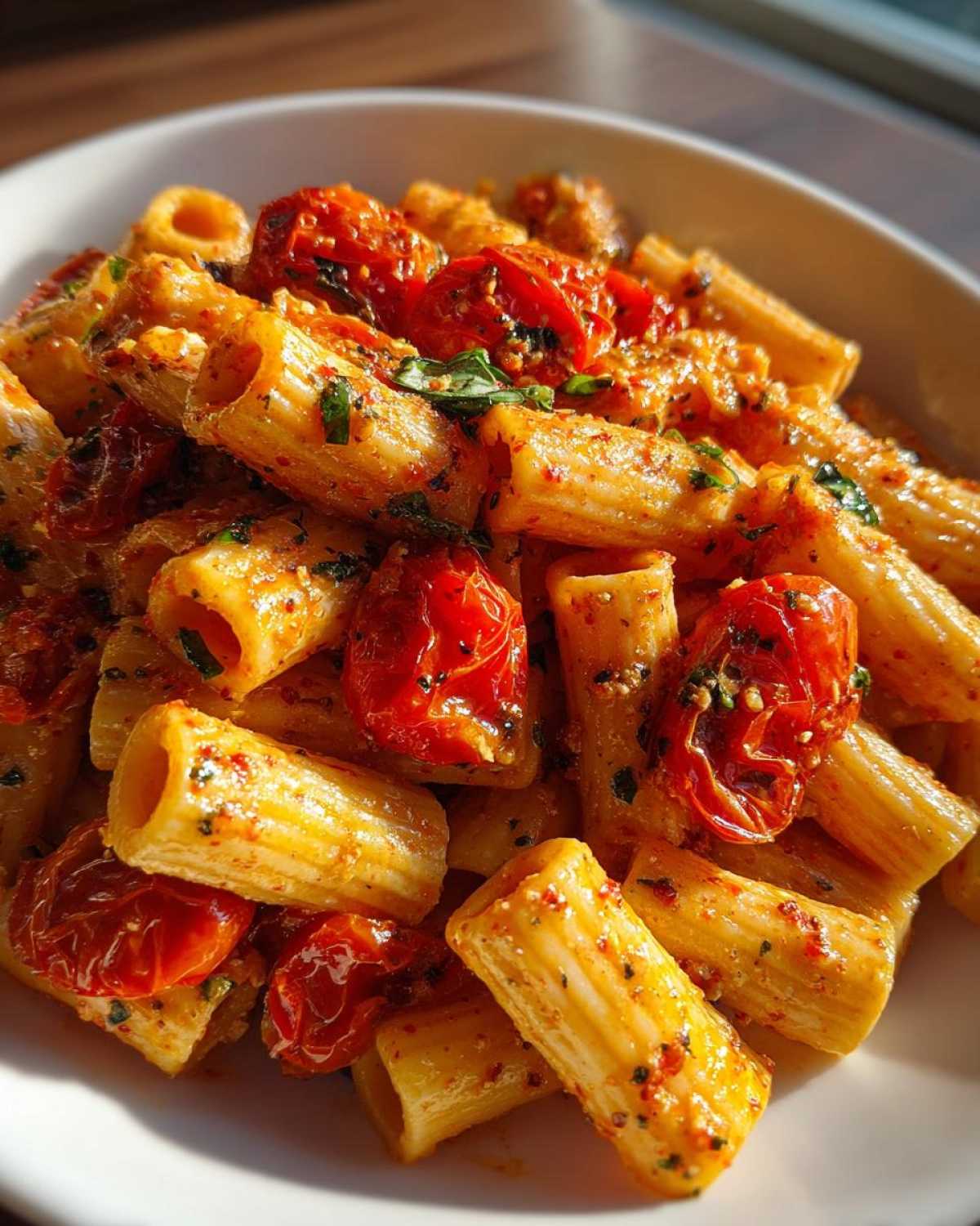 Baked Feta Pasta with Cherry Tomatoes - detail 3