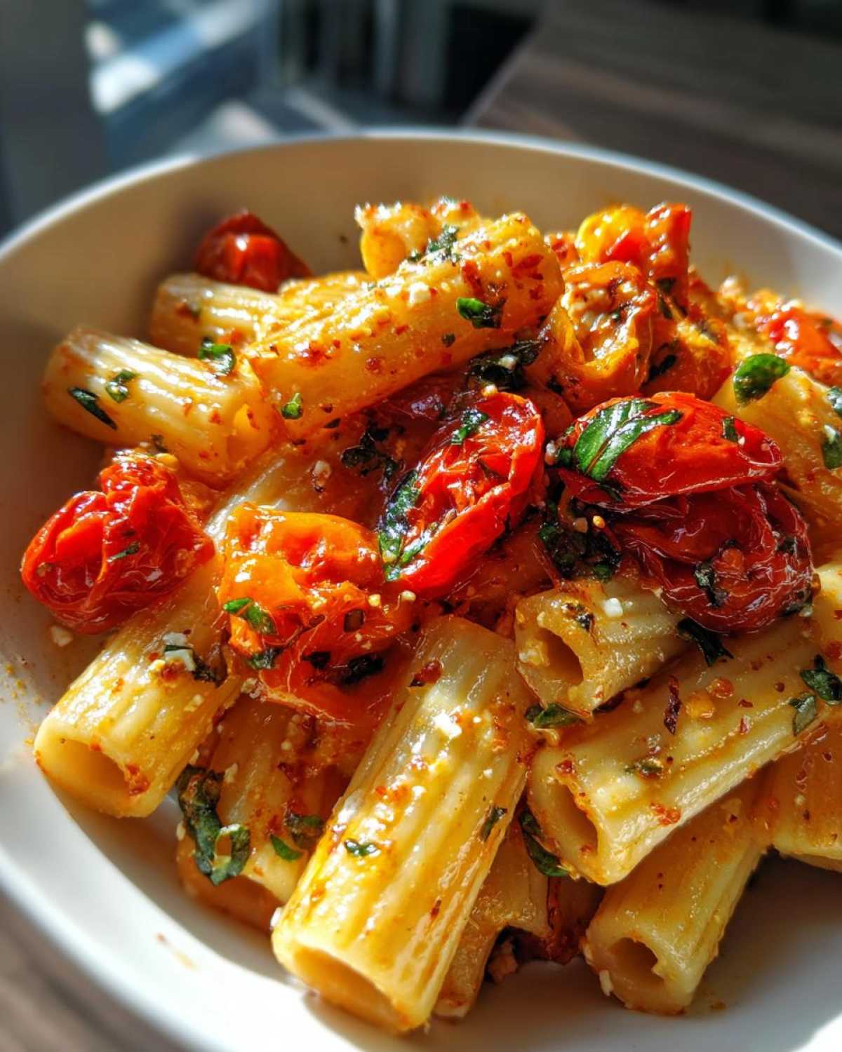 Baked Feta Pasta with Cherry Tomatoes - detail 4