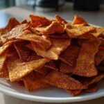 Baked Tahini & Paprika Hummus Chips