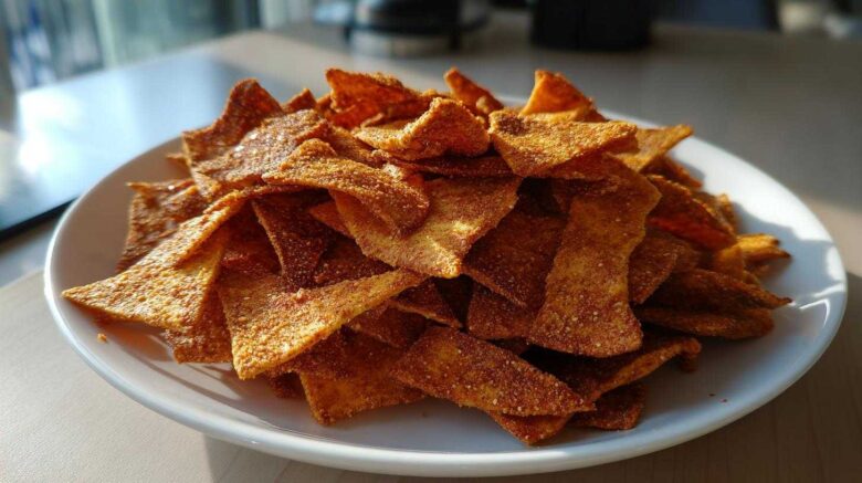 Baked Tahini & Paprika Hummus Chips
