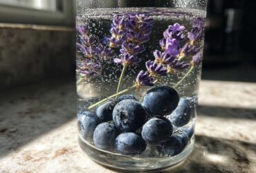 Blueberry Lavender Detox Water