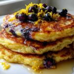 Blueberry Lemon Ricotta Pancakes