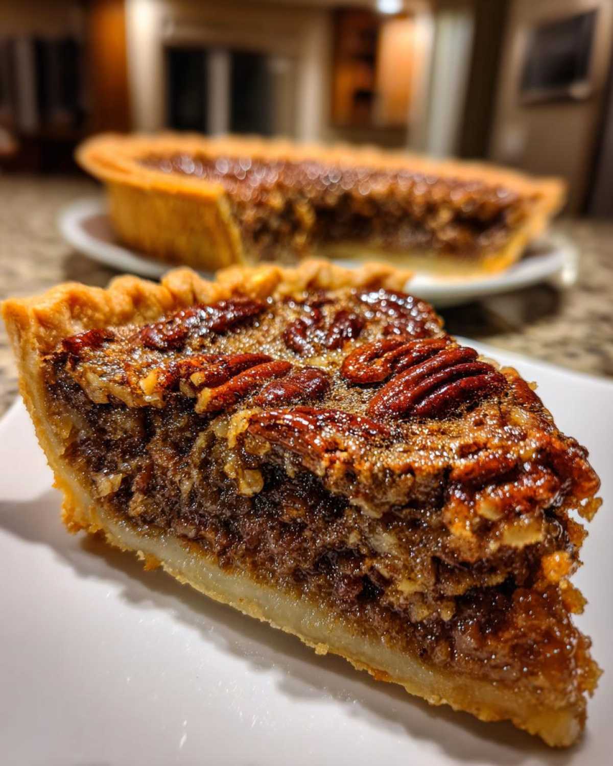 Brown Butter Bourbon Pecan Pie - detail 3