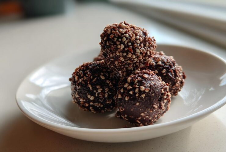Brown Butter Pretzel Truffles