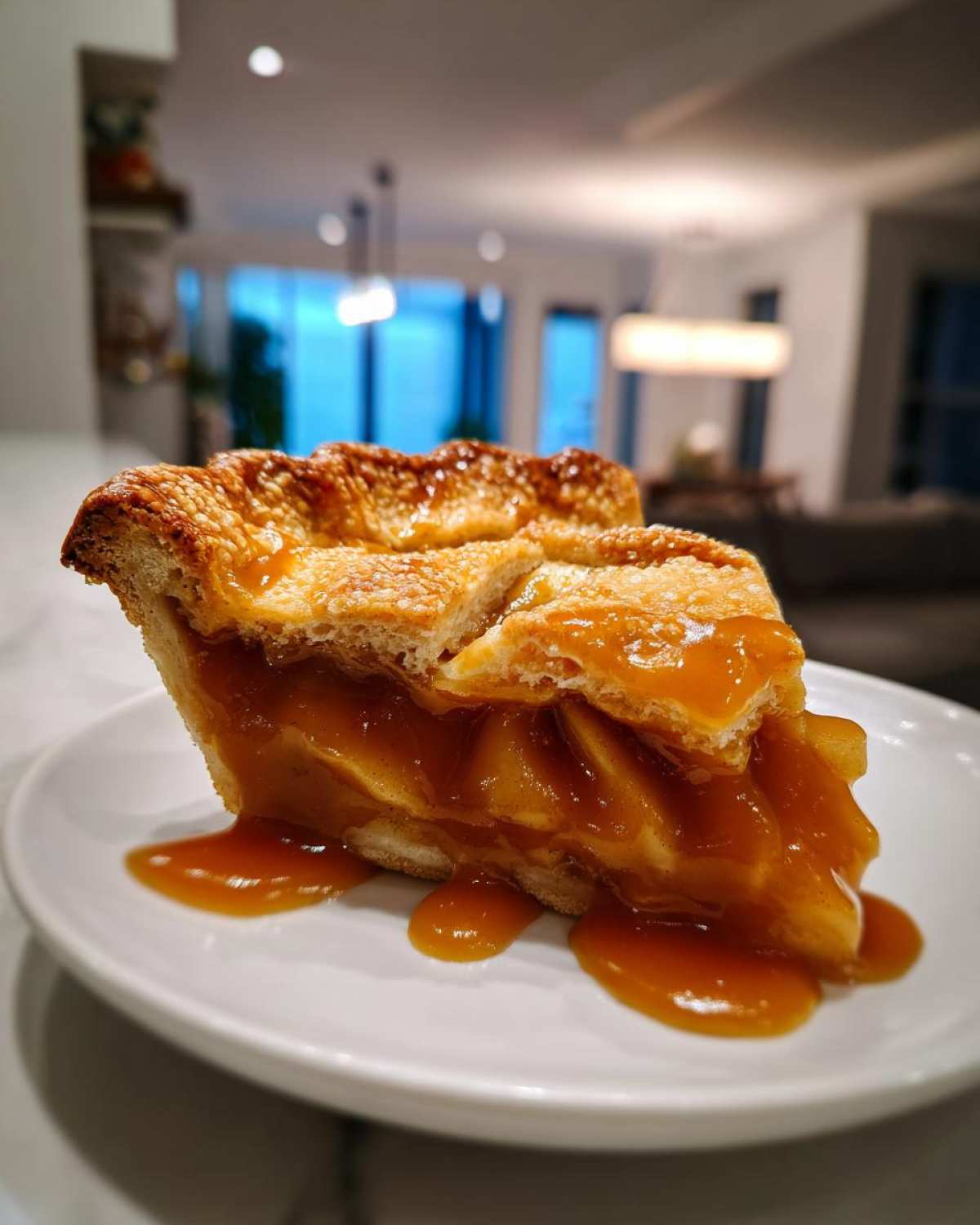 Caramel Apple Cider Pie - detail 1