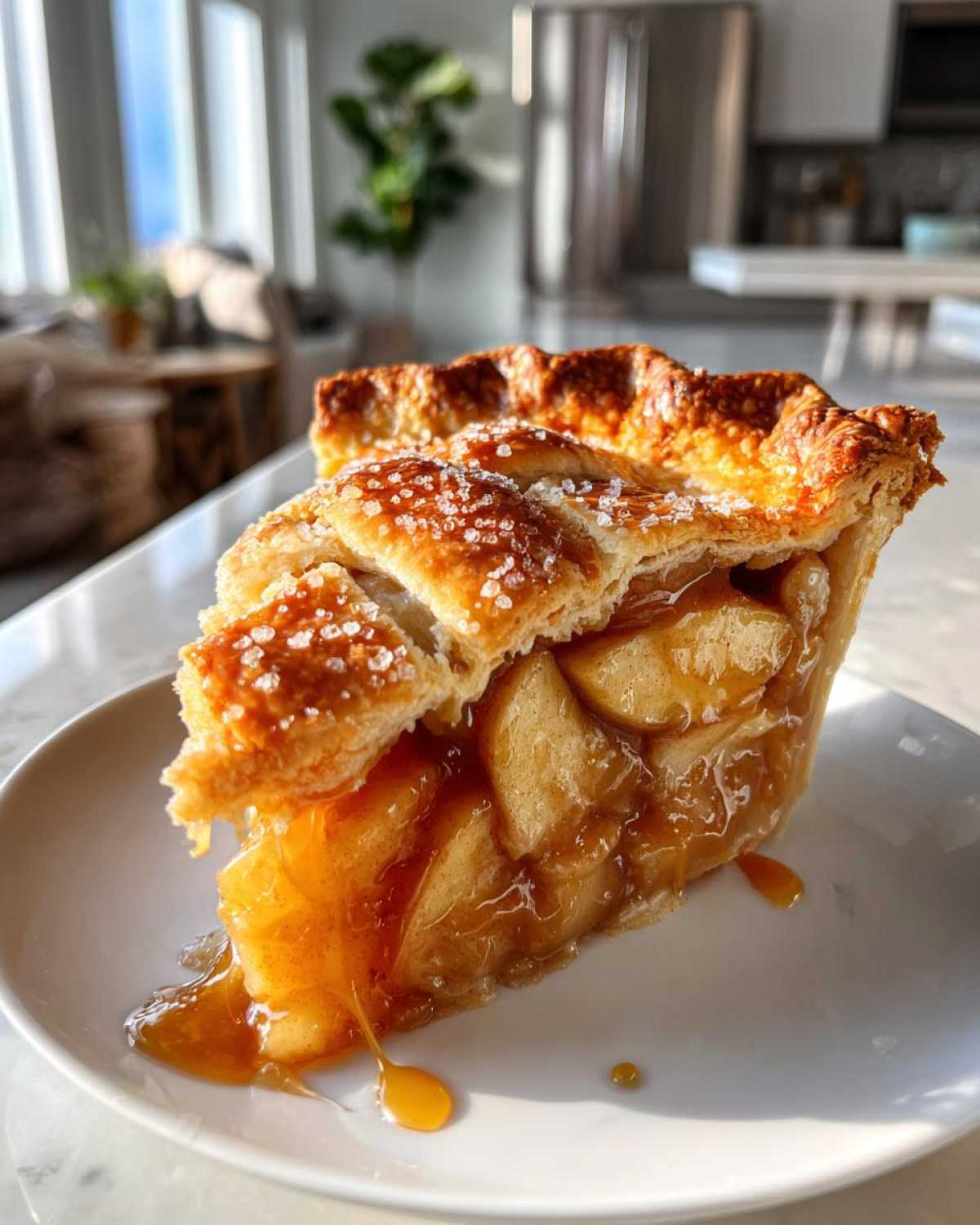 Caramel Apple Cider Pie - detail 2