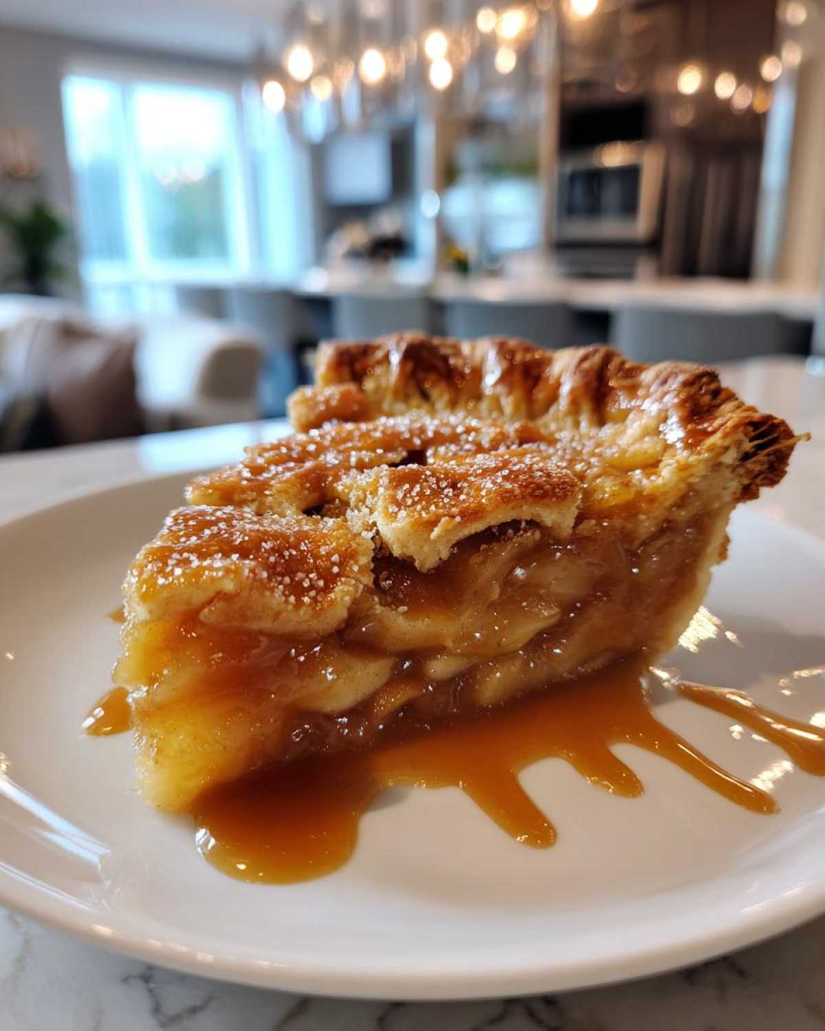 Caramel Apple Cider Pie - detail 3