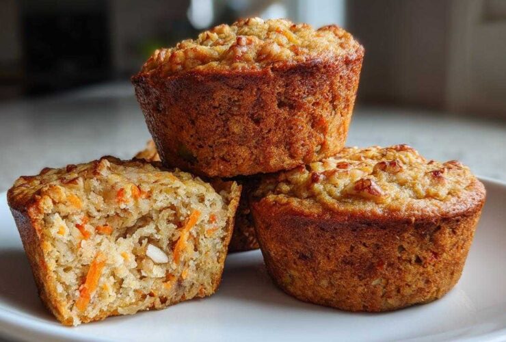 Carrot Cake Protein Muffins