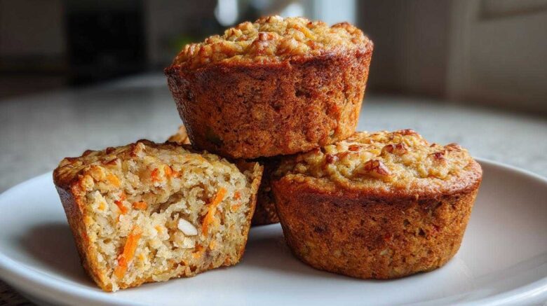 Carrot Cake Protein Muffins