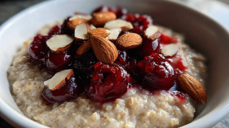 Cherry Almond Steel-Cut Oats