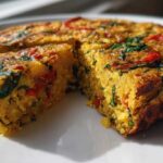 Chickpea Flour Veggie Frittata
