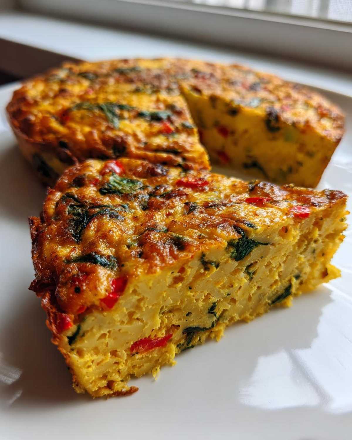Chickpea Flour Veggie Frittata - detail 2