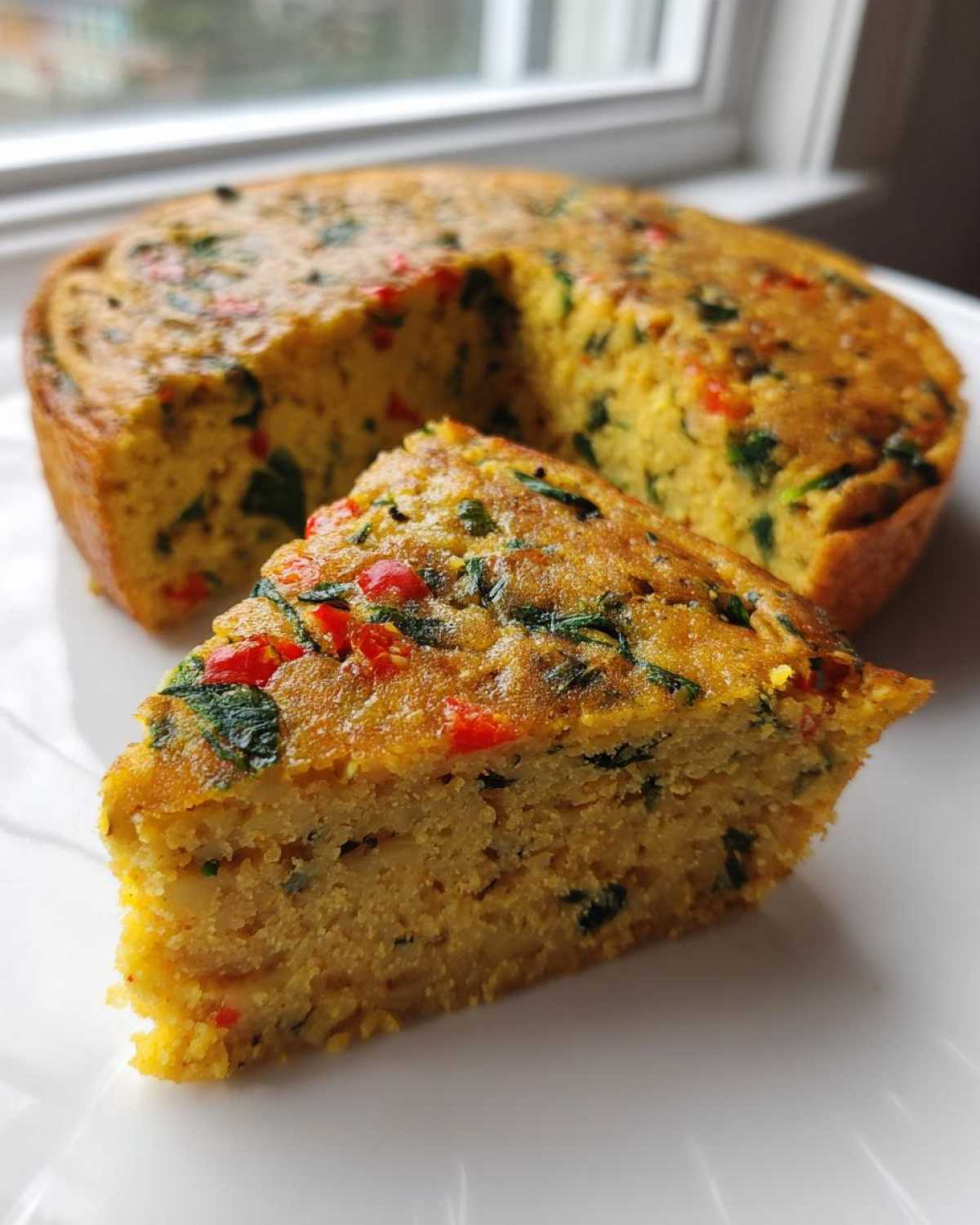 Chickpea Flour Veggie Frittata - detail 3