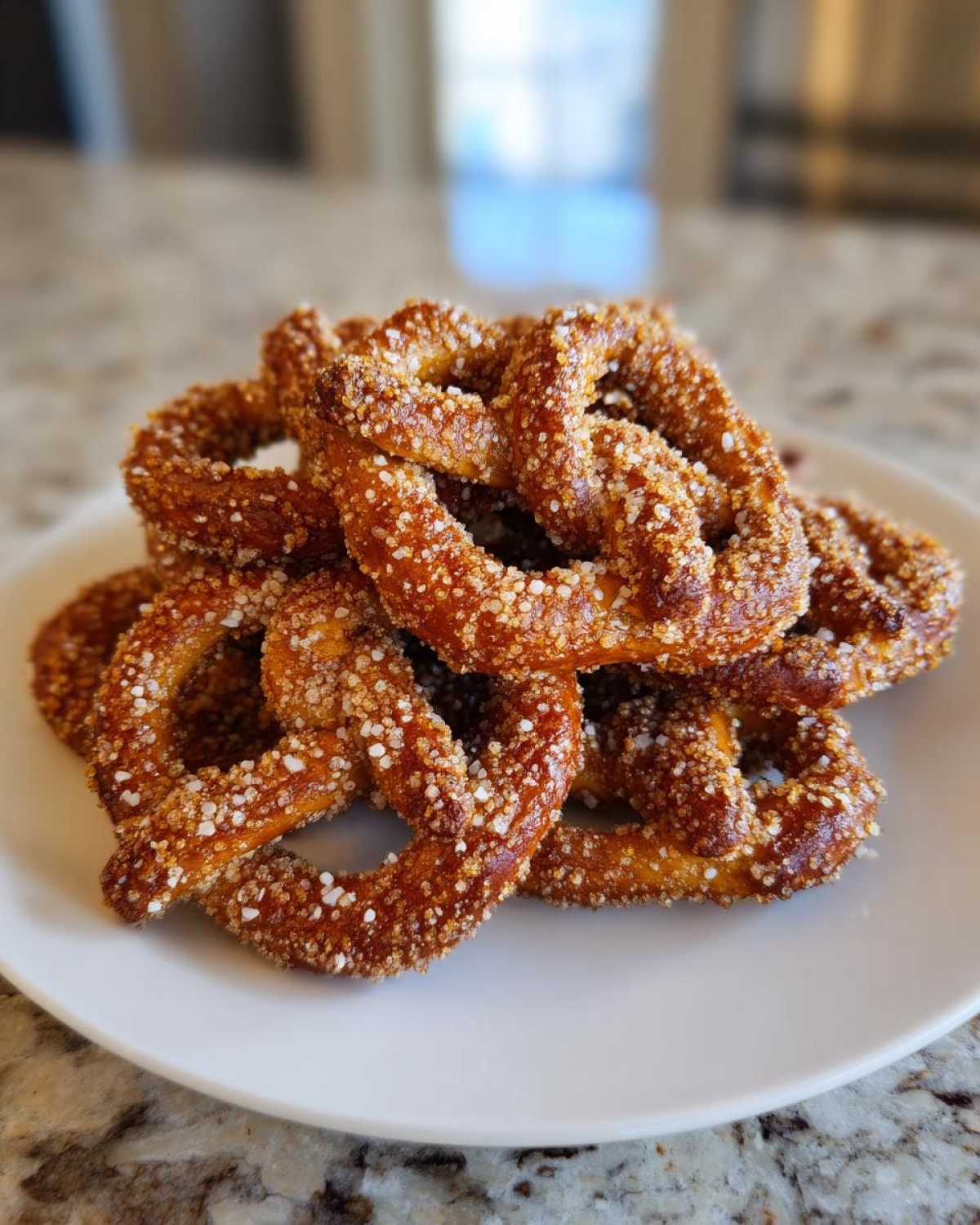 Cinnamon Roasted Almond Butter Pretzels - detail 3