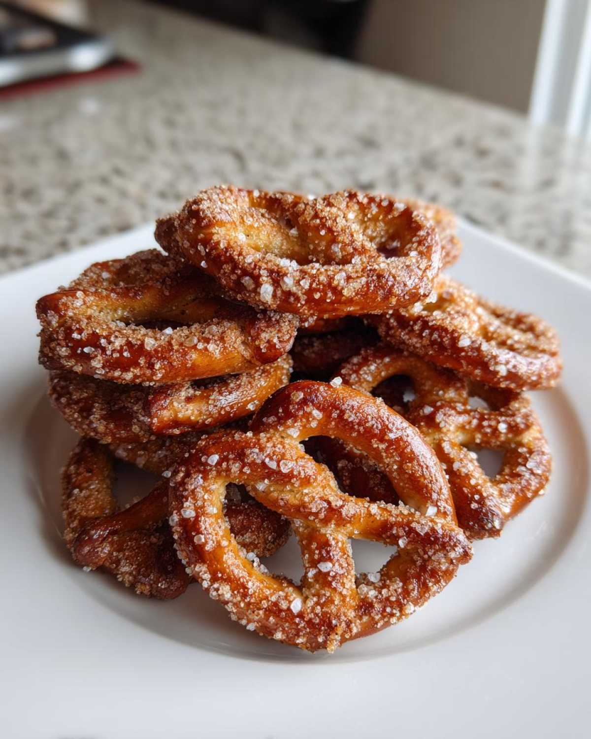 Cinnamon Roasted Almond Butter Pretzels - detail 4