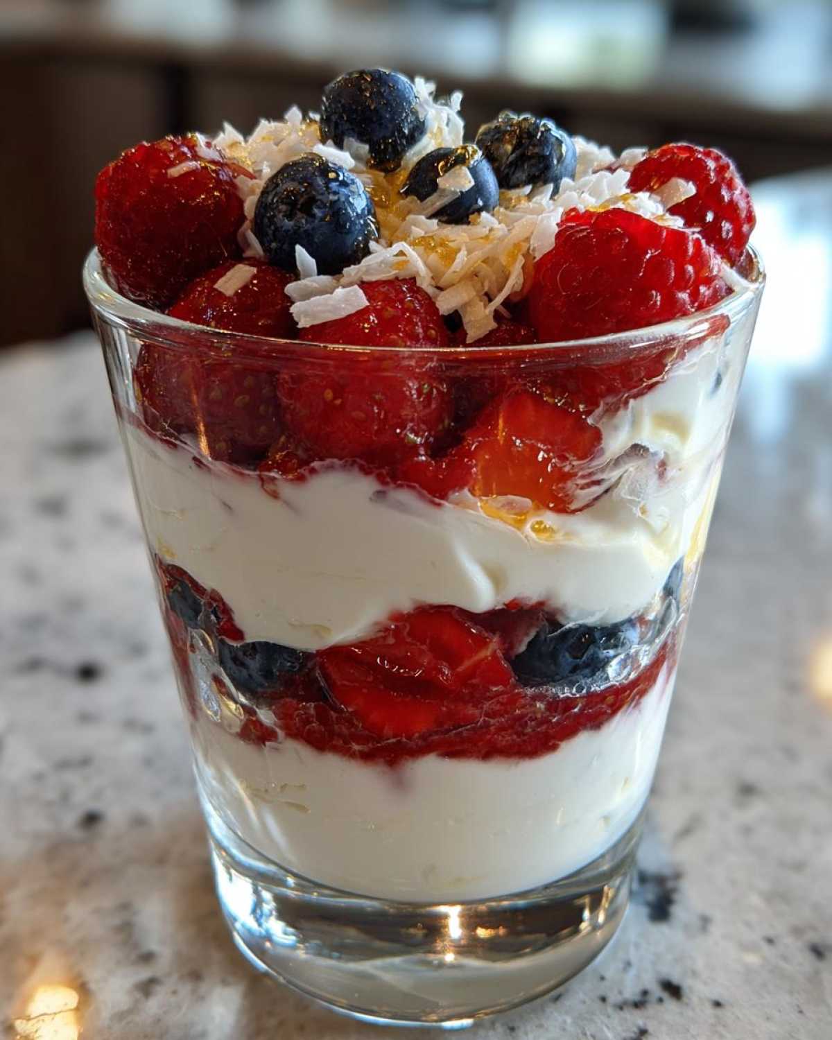 Coconut Berry Breakfast Parfait - detail 1