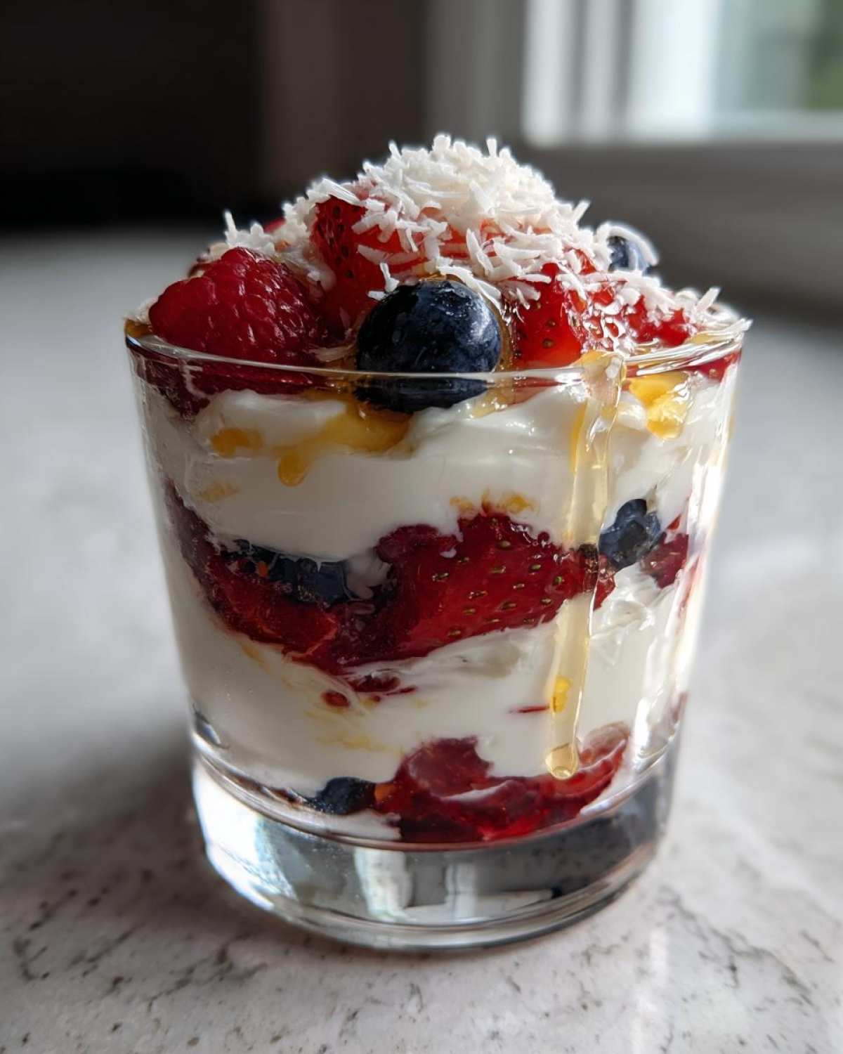 Coconut Berry Breakfast Parfait - detail 2