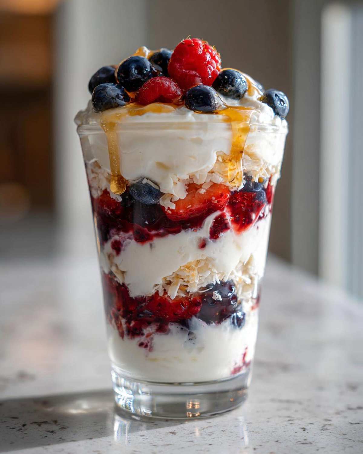 Coconut Berry Breakfast Parfait - detail 4