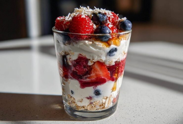 Coconut Berry Breakfast Parfait