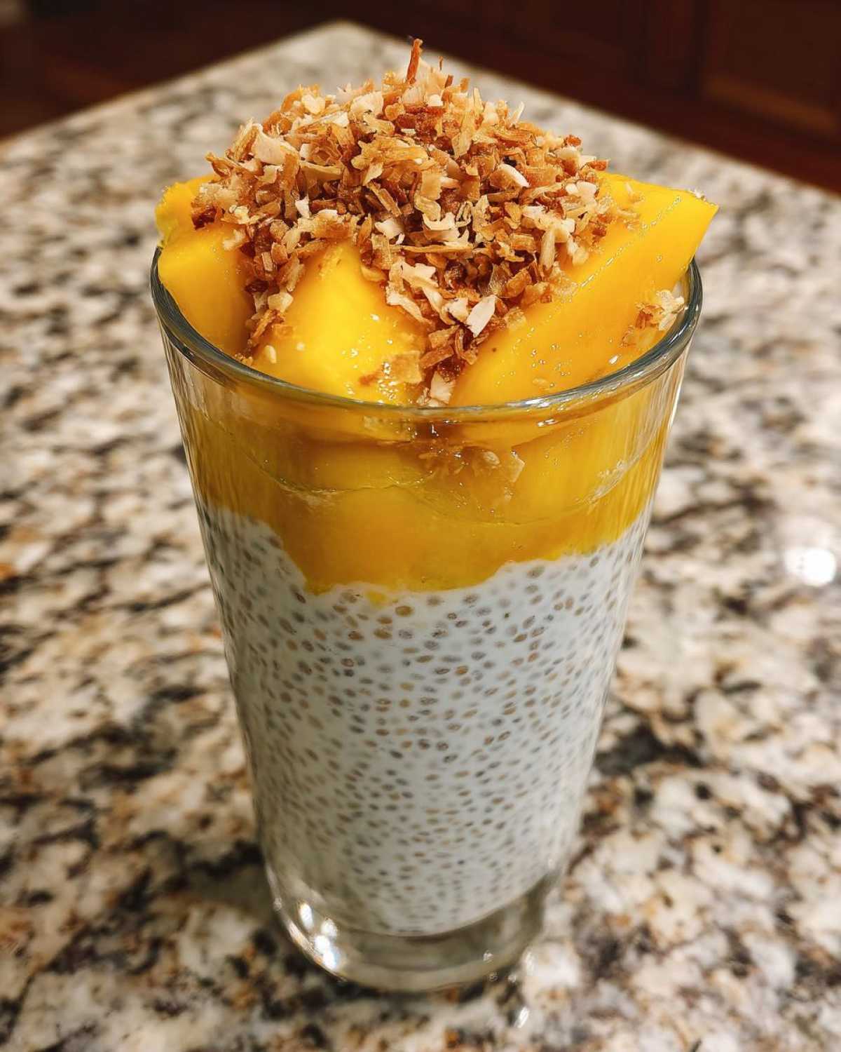 Coconut Lime Chia Pudding Parfait - detail 1