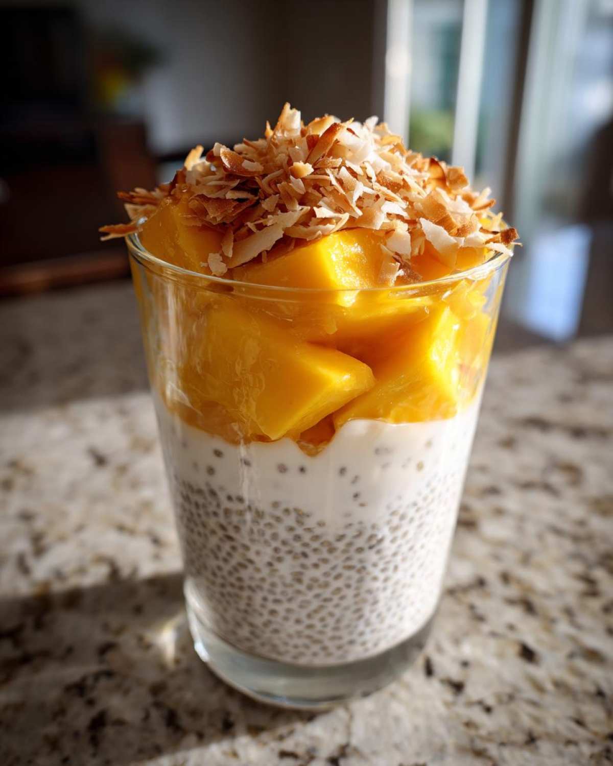 Coconut Lime Chia Pudding Parfait - detail 2