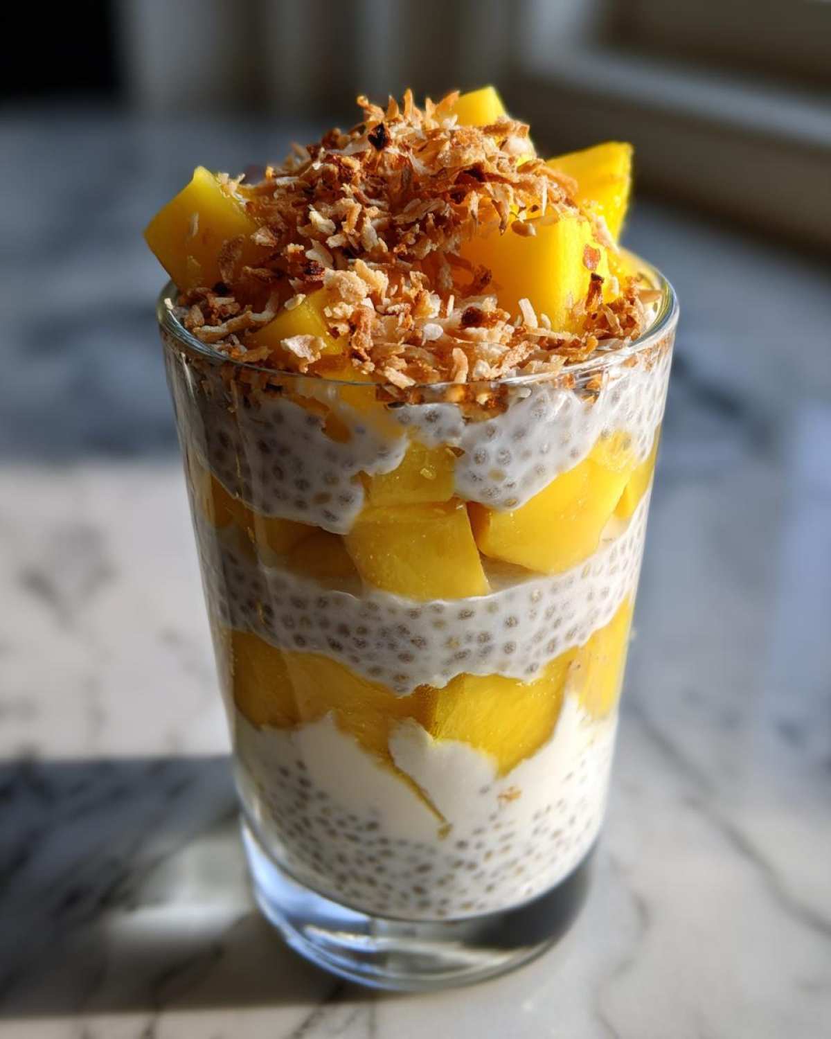 Coconut Lime Chia Pudding Parfait - detail 4