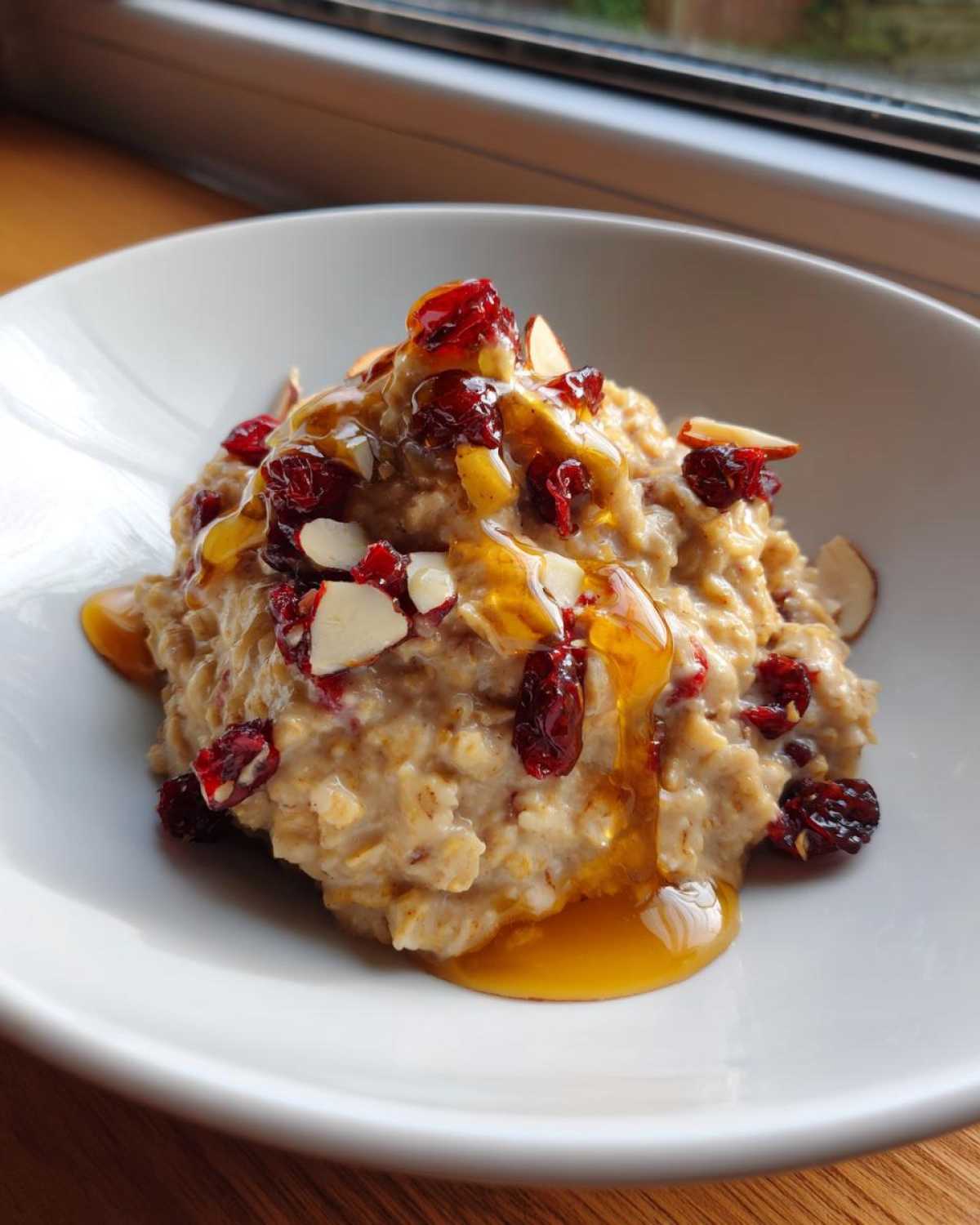 Cranberry Almond Porridge with Honey - detail 3