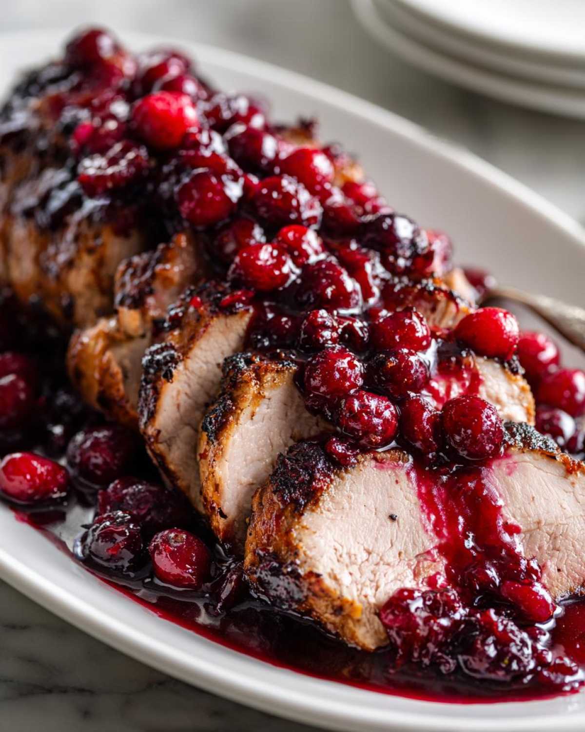 Cranberry Balsamic Pork Tenderloin - detail 3