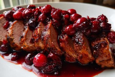 Cranberry Balsamic Pork Tenderloin