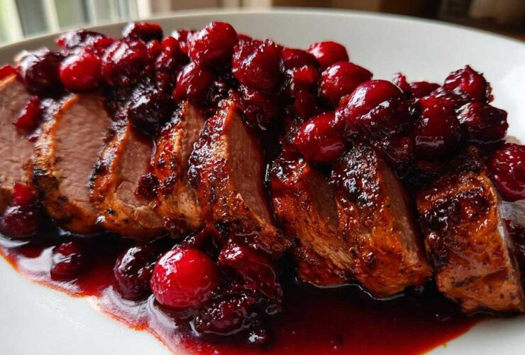 Cranberry Balsamic Pork Tenderloin