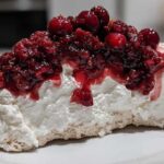 Cranberry Gingerbread Pavlova