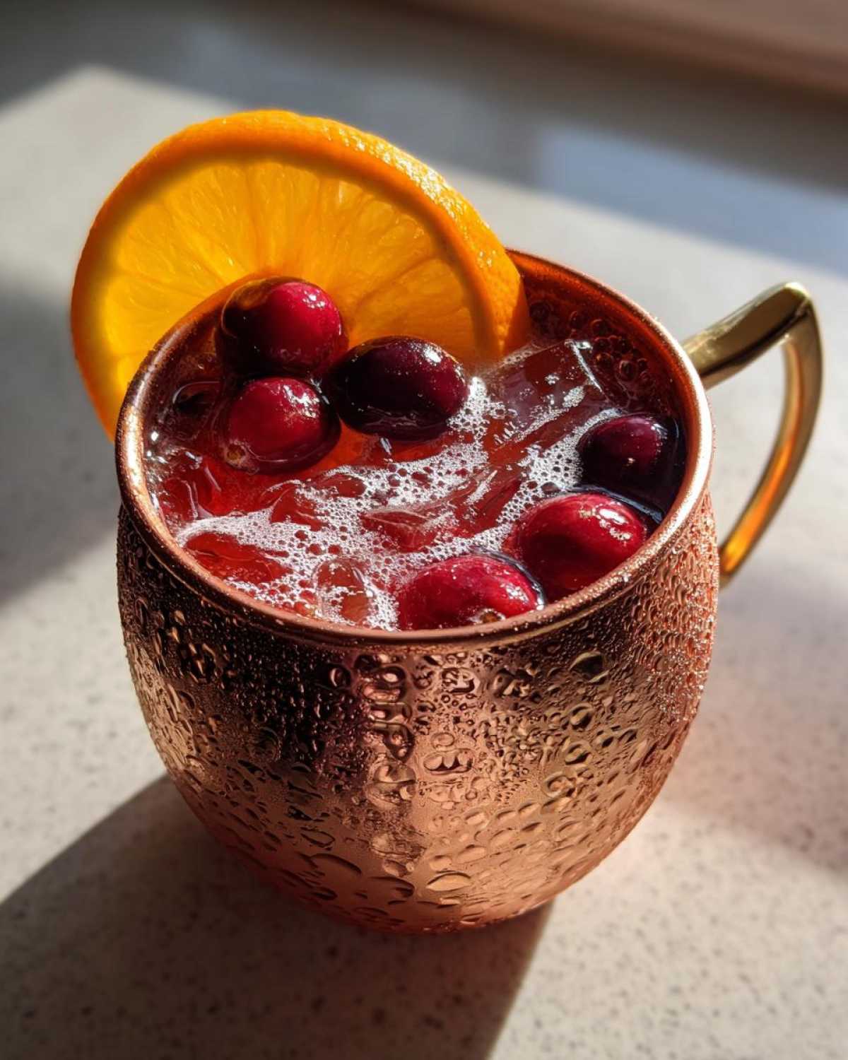 Cranberry Orange Moscow Mule - detail 2