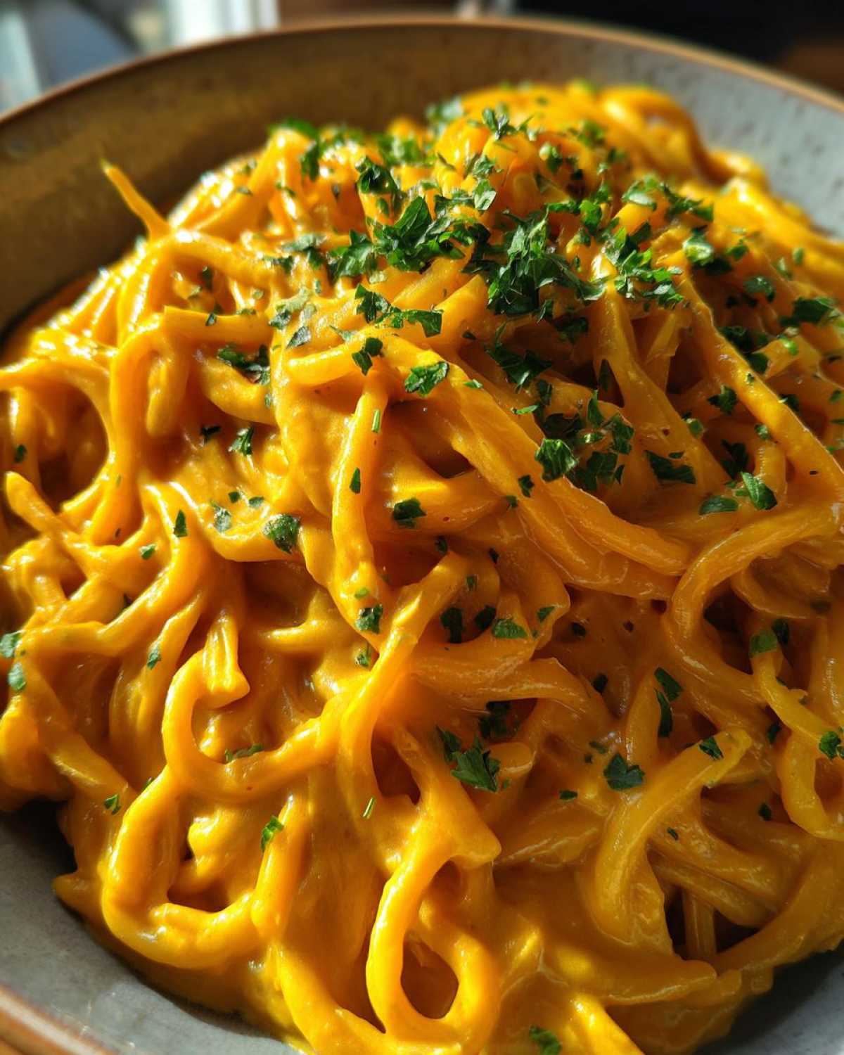 Creamy Pumpkin Turmeric Pasta - detail 4