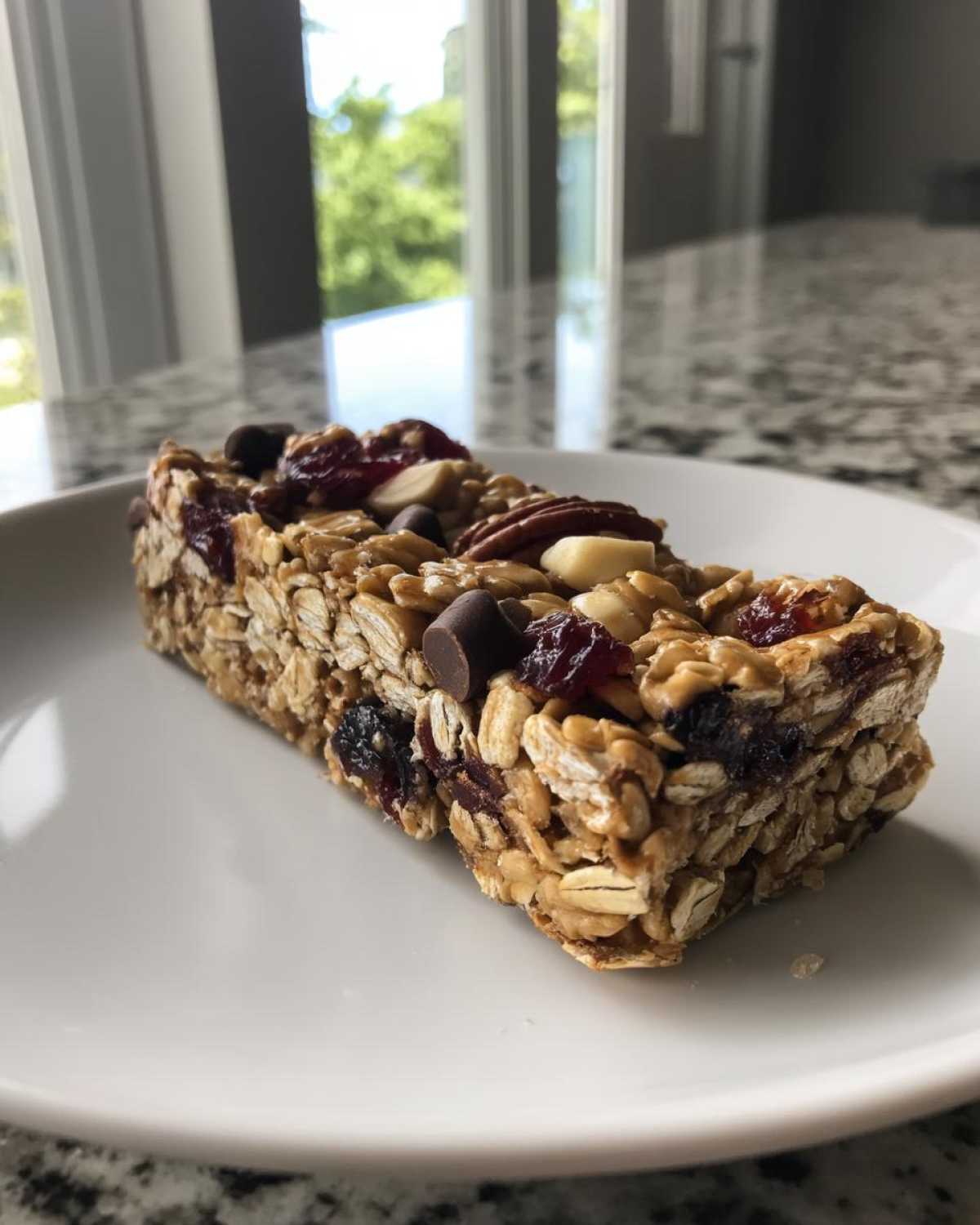 Dark Chocolate Cherry Granola Bars - detail 2