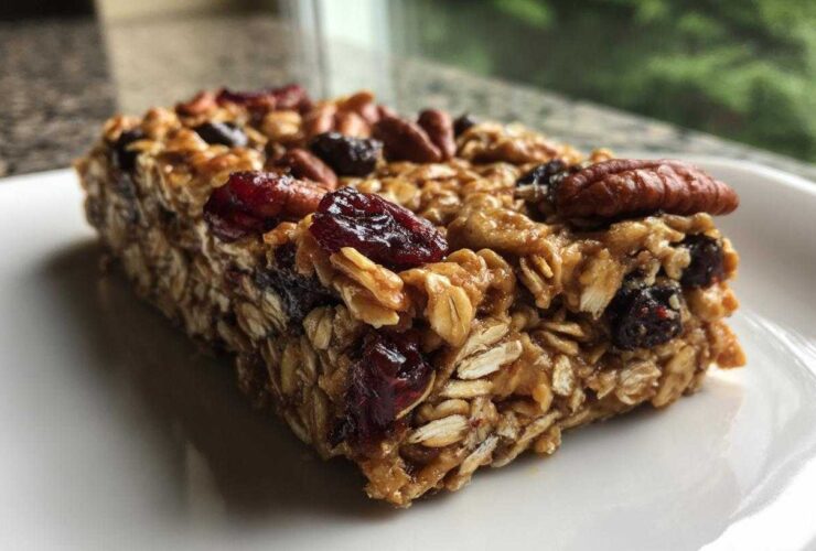 Dark Chocolate Cherry Granola Bars