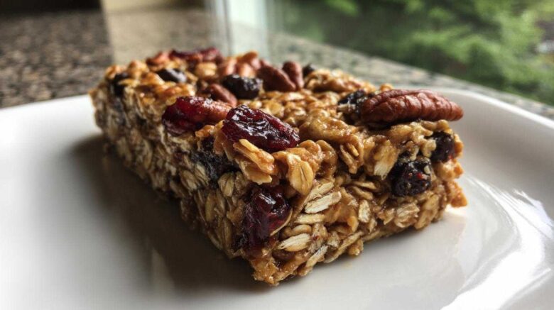 Dark Chocolate Cherry Granola Bars