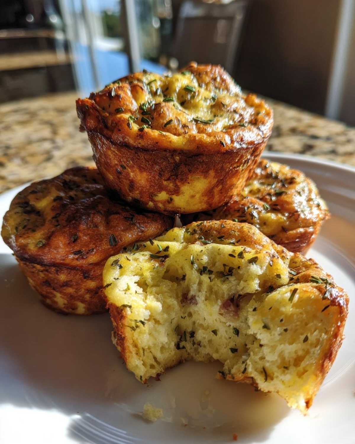 French Toast Egg Muffins with Sage - detail 2