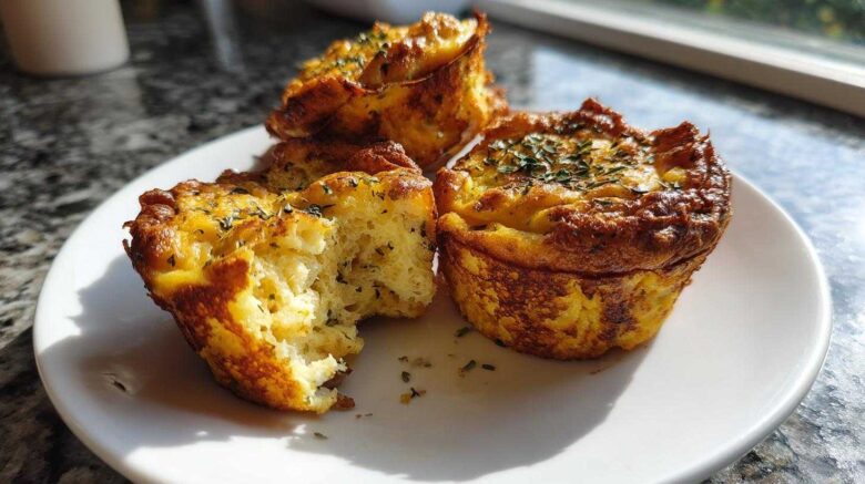 French Toast Egg Muffins with Sage