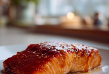 Ginger-Orange Glazed Salmon Fillets