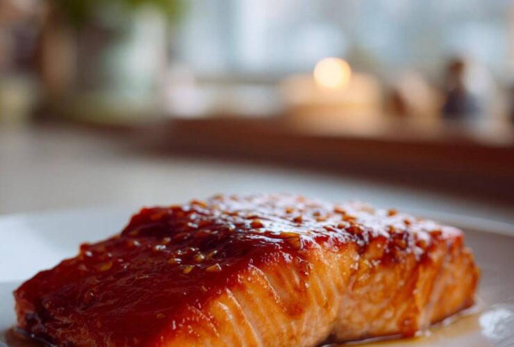Ginger-Orange Glazed Salmon Fillets