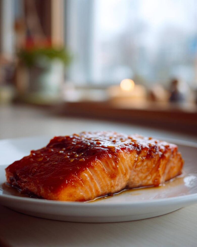 Ginger-Orange Glazed Salmon Fillets