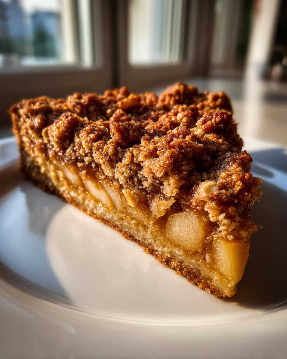 Ginger-Pear Crumble Tart with Brown Butter - detail 2