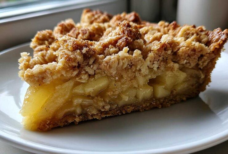 Ginger-Pear Crumble Tart with Brown Butter