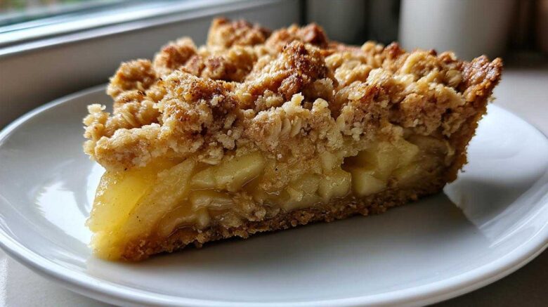 Ginger-Pear Crumble Tart with Brown Butter