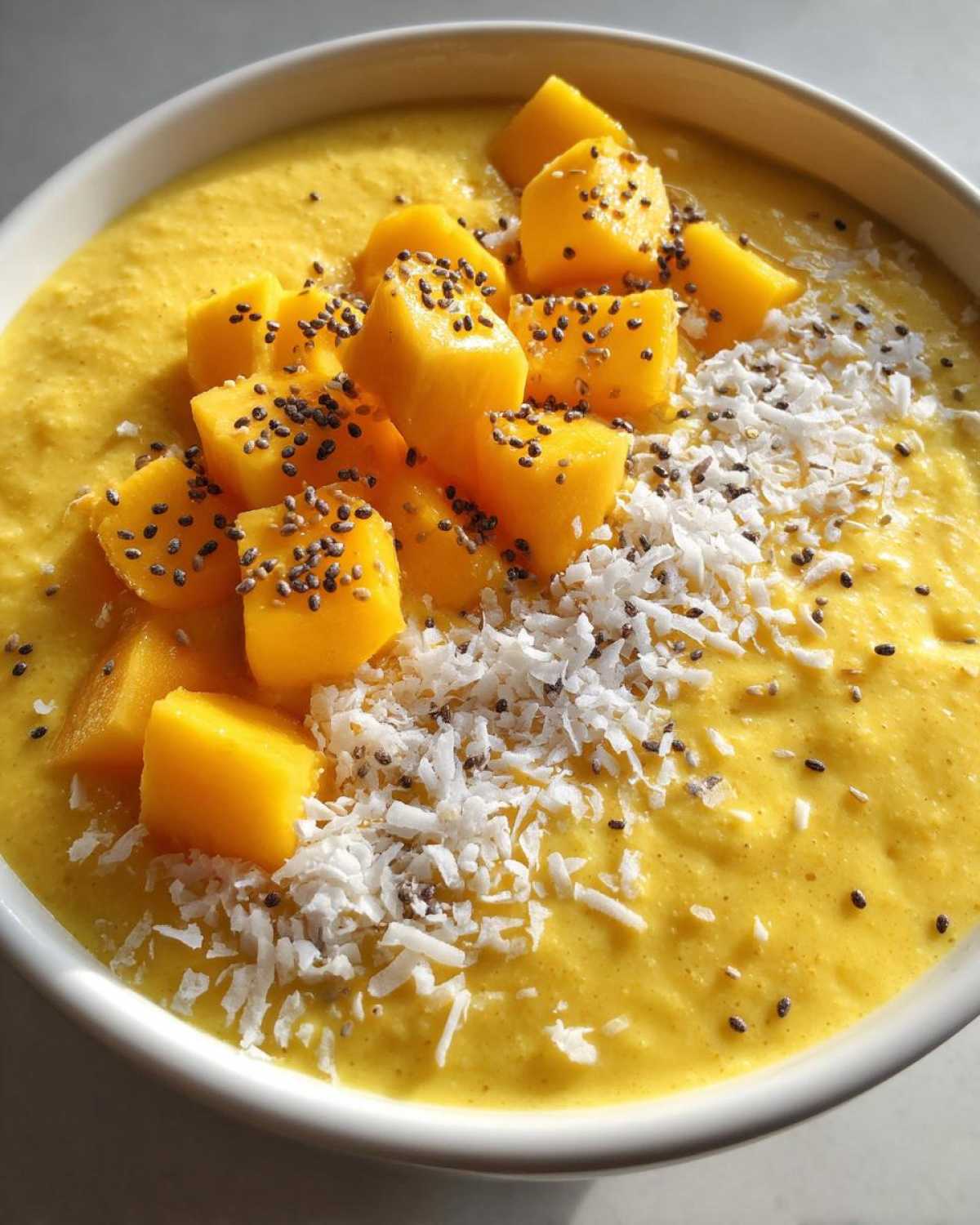 Ginger Pineapple Smoothie Bowl - detail 1