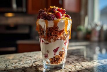 Gingerbread Granola Parfait